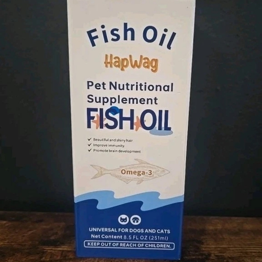 Blue Fish Oil Pet Supplement - Omega-3 Support